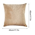 thumbnail image 2 of Puntoco 2024 Nueva funda de almohada de felpa con relieve geométrico de doble cara, 2 of 5