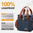 thumbnail image 4 of TRANSLINK Tote lunch Bag for Women Large Canvas Insulation Bags Work Bag Satchels Handbags, 4 of 8