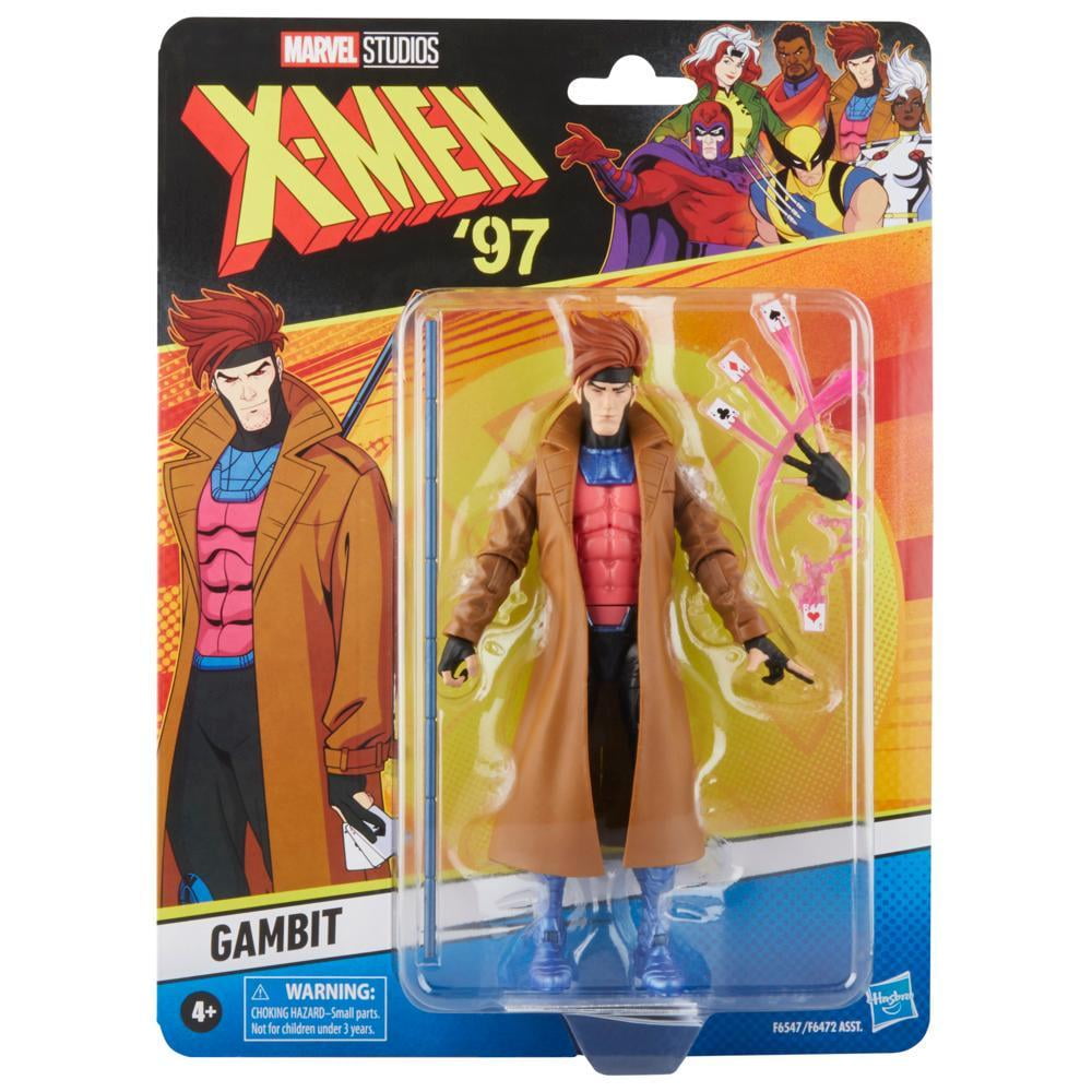 Hasbro Marvel Legends Series Gambit, X-Men ‘97 6" Marvel Legends Action Figures