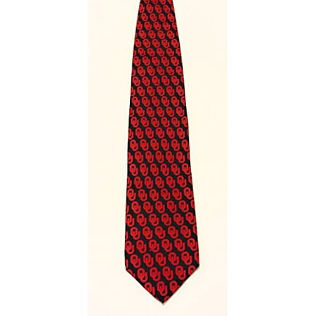 Circle Silk Tie - New Oklahoma University Silk Neck Tie By Ralph Marlin 4310