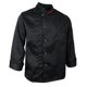 thumbnail image 1 of Chaqueta de Cocina Transpirable Chaqueta Baker Chaqueta Cocinar Cocinar Gastronomía Profesional Ropa Cocinero Cocina Restaurante Hotel Negro XL Soledad Uniforme del cocinero de los hombres de las mujeres, 1 of 9