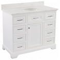 thumbnail image 6 of Aria 42" Bathroom Vanity with White Cabinet and Engineered Marble Top, 6 of 7