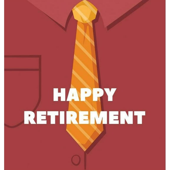 Happy Retirement Guest Book (Hardcover): Guestbook for retirement, message book, memory book, keepsake, retirement book , (Hardcover)