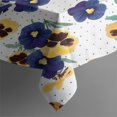 thumbnail image 3 of Pioneer Flower Floral Print Pattern Rectangle Tablecloth 60"x84",Waterproof Polyester Rectangle Table Cloth, Wipeable Spillproof Polyester Tablecloth for Dining, Camping, Indoor and Outdoor, 3 of 5