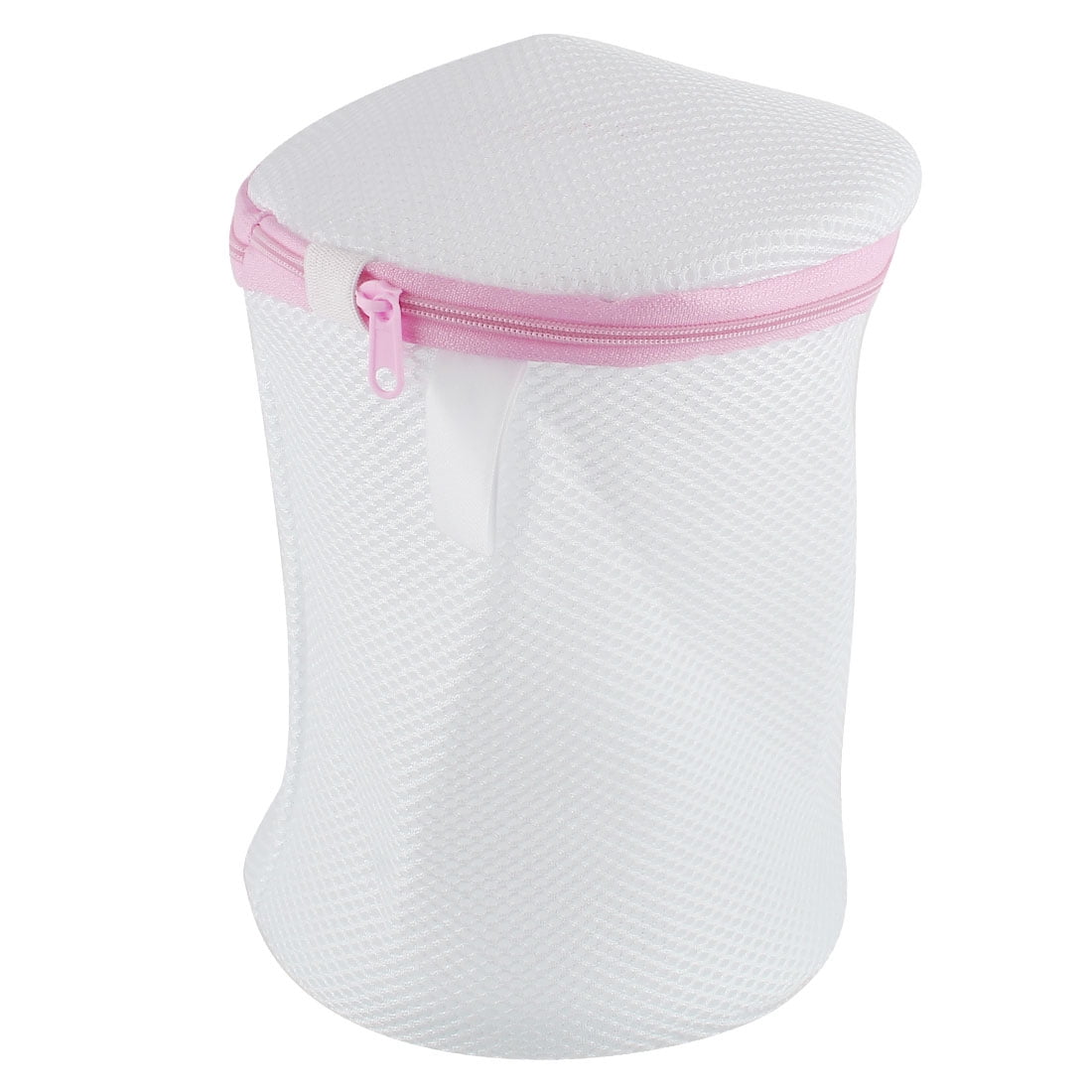 Unique Bargains Zipper Lingerie Delicates Bra Mesh Wash Bag Household Net Washing Laundry Basket