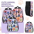 thumbnail image 7 of Animal Hospital School Backpack, Lightweight Waterproof Bookbag with Adjustable Straps, Durable Travel Bag for Daily Commute and Outdoor Activities, 7 of 7