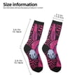 thumbnail image 2 of Uemuo ink Donkey Pop Art Printed Kids Boys Socks Seamless Crew Socks Crazy Funny Athletic Sport Socks for Children, 2 of 5