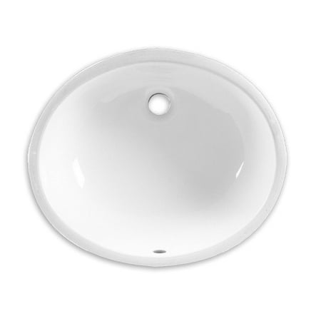 American Standard 0496.221.020 Ovalyn Undermount Vitreous China Bathroom Sink