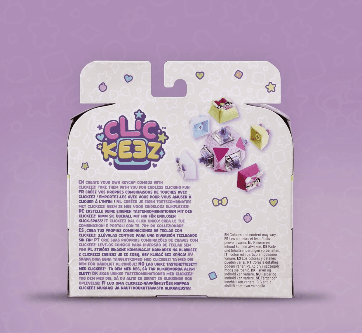 Clickeez™ Deluxe Keychain Fidget Cube Series 1