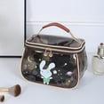 thumbnail image 3 of Retro Vanity Bag Large Capacity Makeup Organizer for Women Transparent Toiletry Bag Portable Storage Travel Cosmetic Bag, 3 of 3