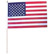 Rhode Island Novelty Set of 12 1' x 1.5' US USA American Desk Flag On Wooden Dowel Decoration