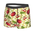 thumbnail image 2 of Wukai Cherries and Ladybirds Print Men’s Underwear Breathable Boxer Briefs,&nbsp;Moisture Wicking & Breathable-Large, 2 of 7