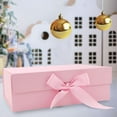 thumbnail image 3 of Gift Box with Ribbon Reusable with Lids Decorative Box Large Closure Storage Box for Keepsake Bridemaid Gifts Birthday Party Pink, 3 of 8