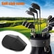 thumbnail image 5 of Cubierta de cabeza de hierro de golf Cola PU Negro, 5 of 8