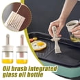 thumbnail image 2 of Oil Brush Integrated Glass Oil Bottle, 2 of 9