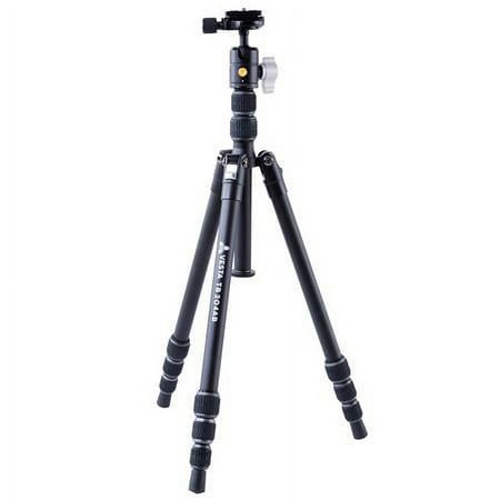 UPC: 0026196354048 | VESTA TB 204AB 4-Section Aluminum Travel Tripod with T-46 Ball Head 51.2 Height Black