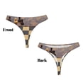 thumbnail image 3 of Fotbe Chess Board With Pawns Tanga Sin Costuras para Mujer con Estampado – Panties Invisibles, Transpirables y Cómodos para Uso Diario-Medium, 3 of 6