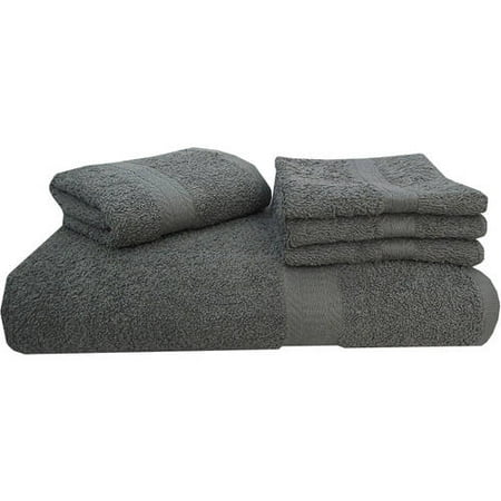 Mainstays 5pc Towel/sheet Set Grey