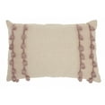 thumbnail image 2 of HomeRoots 386290 16 x 24 in. Blush Pink Rectangular Embellished Throw Pillow, 2 of 4