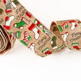 thumbnail image 4 of Yuarrent Cinta de Navidad, artesanía reutilizable, correa de embalaje de Navidad, embalaje doméstico, ambientes festivos, decoración artesanal Kits de decoración para fiestas tipo 3 Yuarrent HA070112-03, 4 of 6