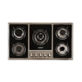 thumbnail image 1 of Parrilla Axcent de 5 quemadores en acero inoxidable y cristal negro de 86 cm, 1 of 3