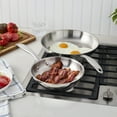 thumbnail image 2 of Henckels Aragon 2-pc Stainless Steel Fry Pan Set, 2 of 7