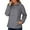 Dark Gray, variant on Caywon Women's Hooded Half-Zip Lightweight Outdoor Sports Waterproof Jacket Top Suitable for Outdoor Activities Breathable Material Half-Zip Design