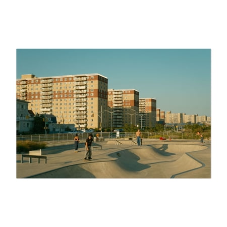 Rockaway Skate Park, Queens - Queens New York Photography Unframed Wall Art Print 5 x 7 inches