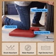 thumbnail image 5 of GORILLA GRIP Kneeling Pad, Cushioning Support for Knees, Extra Thick, Water Resistant, 17.5x11 Red, 5 of 9