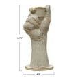 thumbnail image 5 of Bloomingville Stoneware Hand Taper Holder, Reactive Glaze, Cream Color (Each One Will Vary), 5 of 5