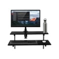 thumbnail image 4 of Mount-It Mobile Stand Up Desk/Height Adjustable Computer Work Station Rolling Presentation Cart with Monitor Arm (MI-7942), 4 of 9
