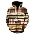 thumbnail image 1 of Sudadera con capucha y cremallera para hombre, estilo Harajuku, informal, de manga larga y gran tamaño, unisex, primavera, 2024, 1 of 6