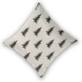 thumbnail image 2 of Christmas Pillow Covers 18x18 Set of 2, Black Chirstmas Tree Decorations Throw Pillow Covers Outdoor Winter Holiday Farmhouse Xmas Cushion Case Linen Square for Home Couch Sofa, 2 of 6