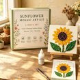 thumbnail image 3 of GWAAMB Watering Can Art Kit, Floral DIY Bead Set with Sunflower, 0.17 fl oz, Sea Glass Mosaic Craft for Home Decor, Gift for Adults and Teens, A, 3 of 6