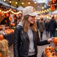 thumbnail image 4 of Women's Baseball Cap Halloween Sun Hat 3D Ghost Pumpkin Pattern Embroidery Casual Festival Dress-up Hat, 4 of 4