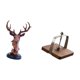thumbnail image 5 of Figura de cabeza de ciervo,Adorno de cabeza de ciervo,estatua de animal decorativa,Figura de cabeza de ciervo para decoración de mesa creativa,Portapapeles,Servilletero de, 5 of 8