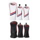 thumbnail image 3 of Soidarity 3 piezas de funda para cabeza de palo de Golf, Protector de práctica impermeable de cuero, funda de repuesto extraíble y reutilizable para la Golf Negro Soidarity OD028135-02, 3 of 6