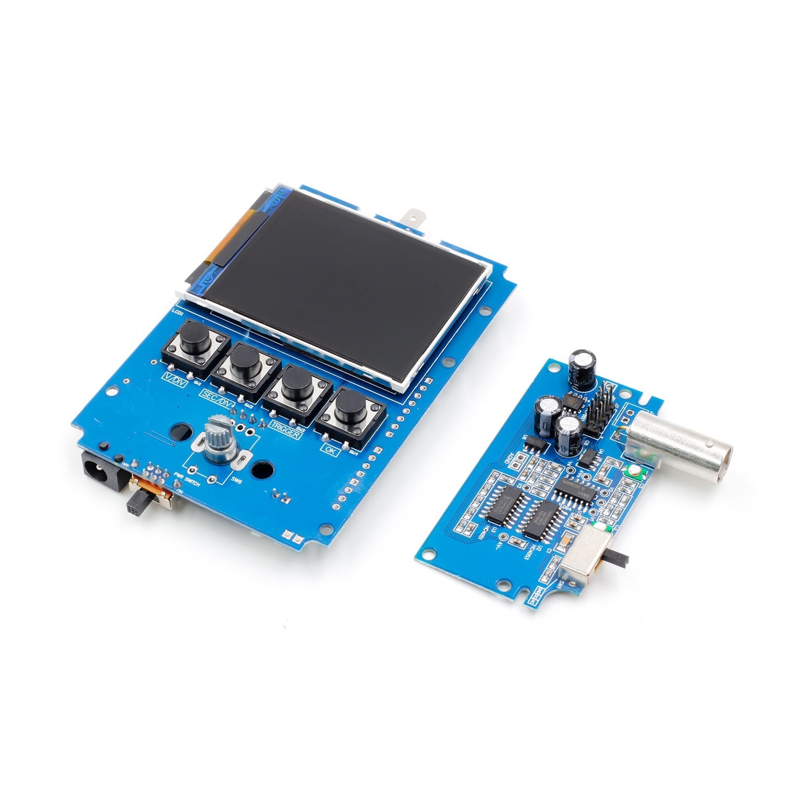 Digital Handheld Pocket Oscilloscope Kit 1MSa/s 200KHz Analog Bandwidth Support 80KHz PWM And Firmware Update ,Professional Designed