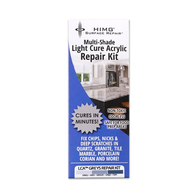 Light Cure Acrylic Repair Kit Multi Shade Grey Tones