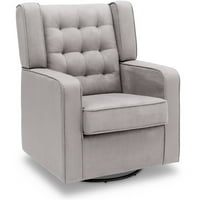 Gliders Rocking Chairs Product Image Delta Children Paris Upholstered Glider Dove Gray