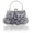 Silver-SL, variant on MMJ Purses for Women Rose Wristlet Evening Bridal Bag Wedding Bridesmaid Handbag 7.87x4.72x1.97in