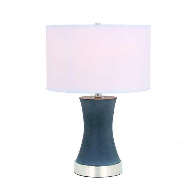 Elegant Decor TL3036PN Knox 1 Light Polised Nickel Table Lamp