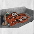 thumbnail image 6 of Retro Soft Flannel Fleece Throw Blanket, Historical in Greece Theme Cultures, Cozy Plush for Indoor and Outdoor Use, 50" x 60", Orange Black White, by Ambesonne, 6 of 6