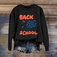thumbnail image 2 of Gsakboxl Womens Shirts Women Cute Fish Graphic Crewneck Sweatshirt No Hood Long Sleeve Loose Casual Pullover Tops For Back To School Campus Daily Fashion Clothing, 2 of 4