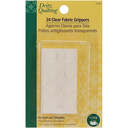 Dritz Quilting Clear Fabric Grippers, 24pk