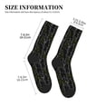 thumbnail image 3 of KLL Lilies Flowers Print Cool Socks Men's Women's Crew Socks Funny Crazy Novelty Stockings, 3 of 7