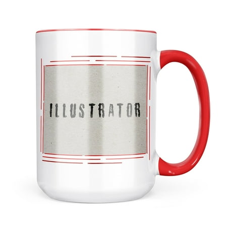 

Neonblond Illustrator Painting Brush Art Mug gift for Coffee Tea lovers