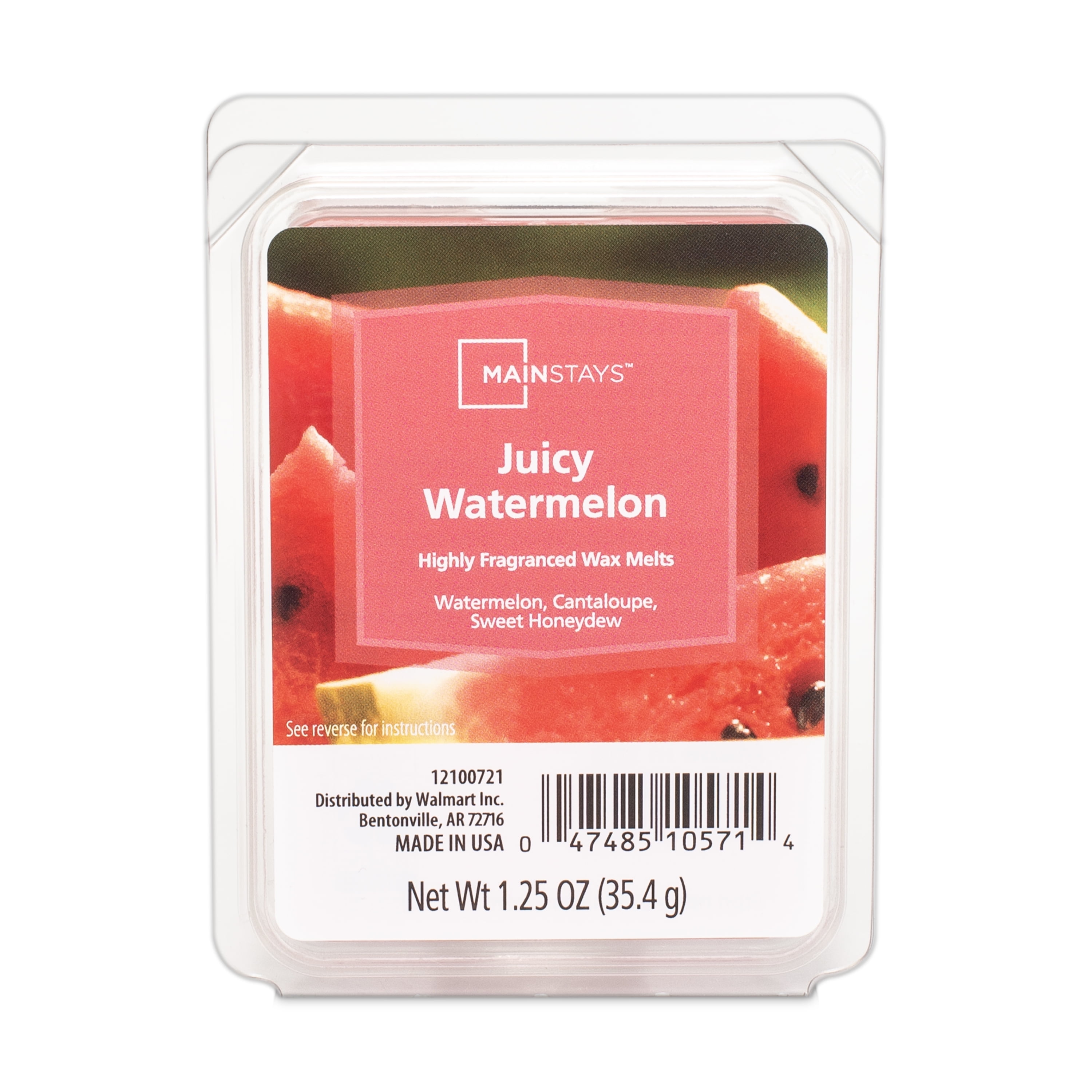 (6 pack) Mainstays Juicy Watermelon Scented Wax Melt, 1.25 oz
