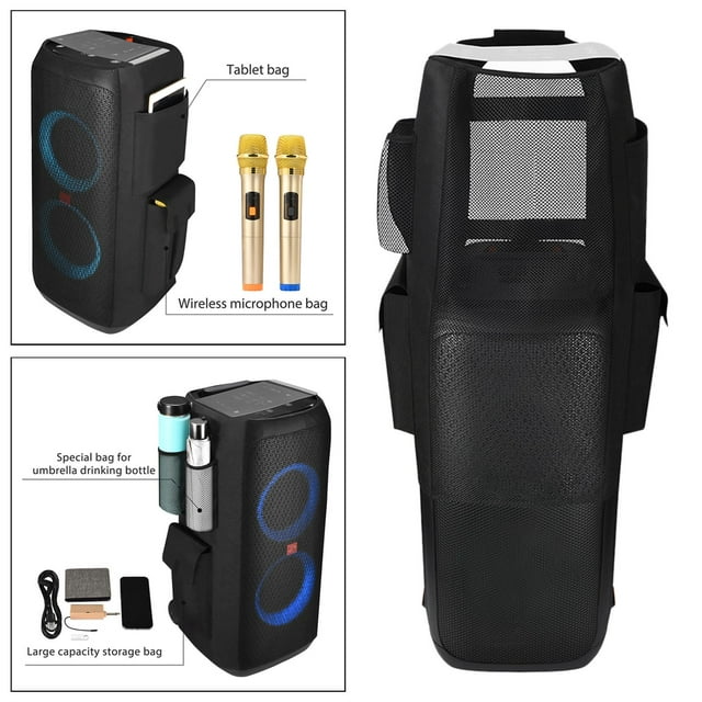Bolsa de almacenamiento para altavoces, funda protectora de viaje para altavoces, profesional, de gran capacidad, portátil a prueba de arañazos, funda Hugo Funda de transporte portátil