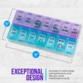 thumbnail image 5 of MEDca Weekly Pill Organizer, Twice-a-Day, 1 Pill Organizer Extra Large, 5 of 9
